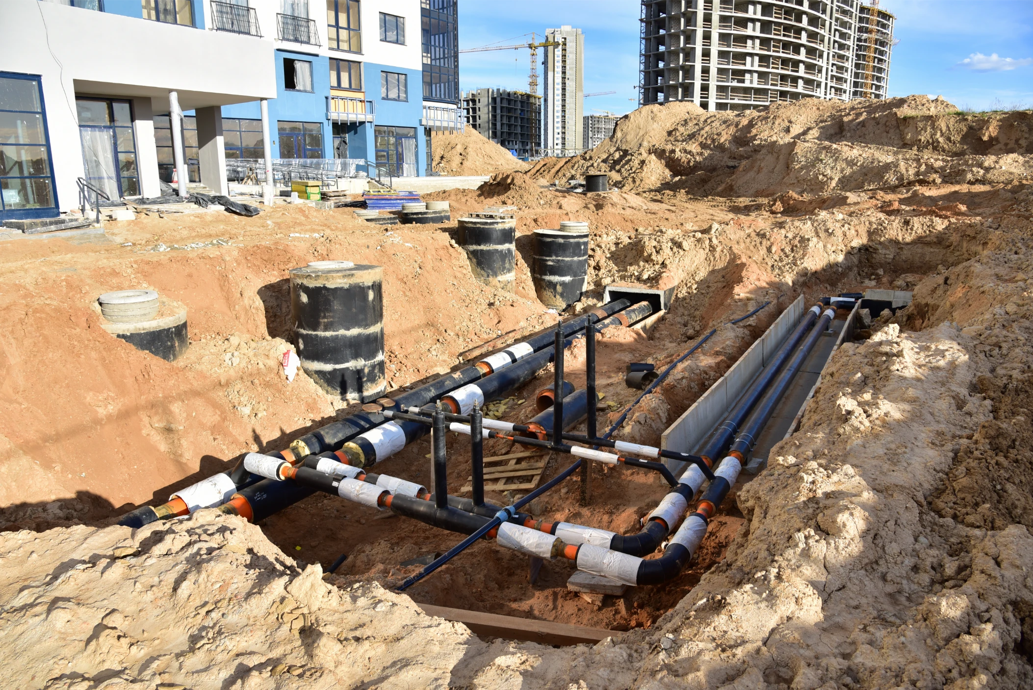 commercial plumbing construction
